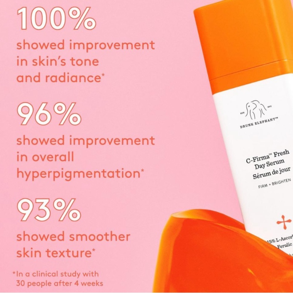 LAST 1! Drunk Elephant C-Firma Fresh Day Skin Serum ππ NEW Vitamin C Firma - Picture 4 of 8